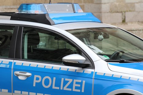 Nahaufnahme eines Polizeiautos