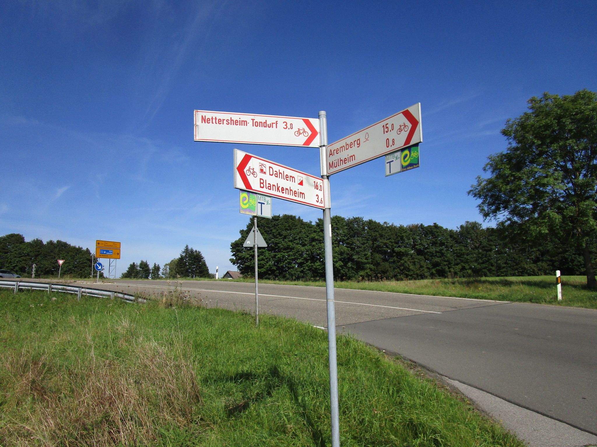 Schild - Radwegweiser
